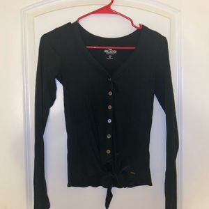Black long sleeve Hollister t-shirt